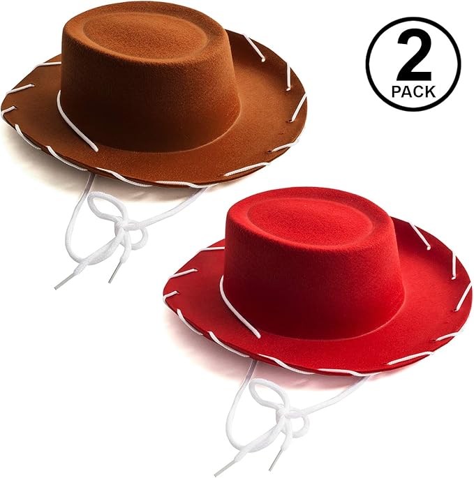Kids Cowboy Hat Brown & Red Cowboy Hats Children's