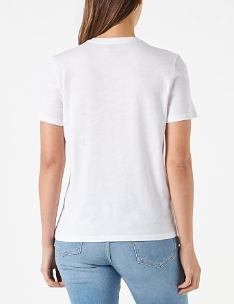 Only Onlbone Reg S/S Heart Top Box Jrs T-Shirt (Pack of 2) Women's, Bright White / Print: Amour, S