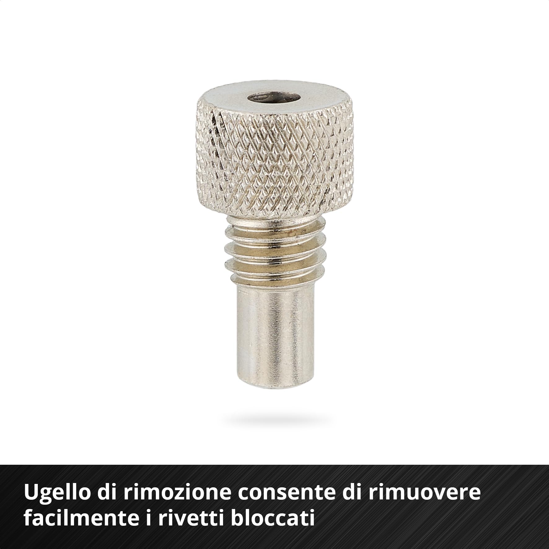 Einhell Pinza Rivettatrice Set 100 Rivetti 4 Ugelli Valigetta