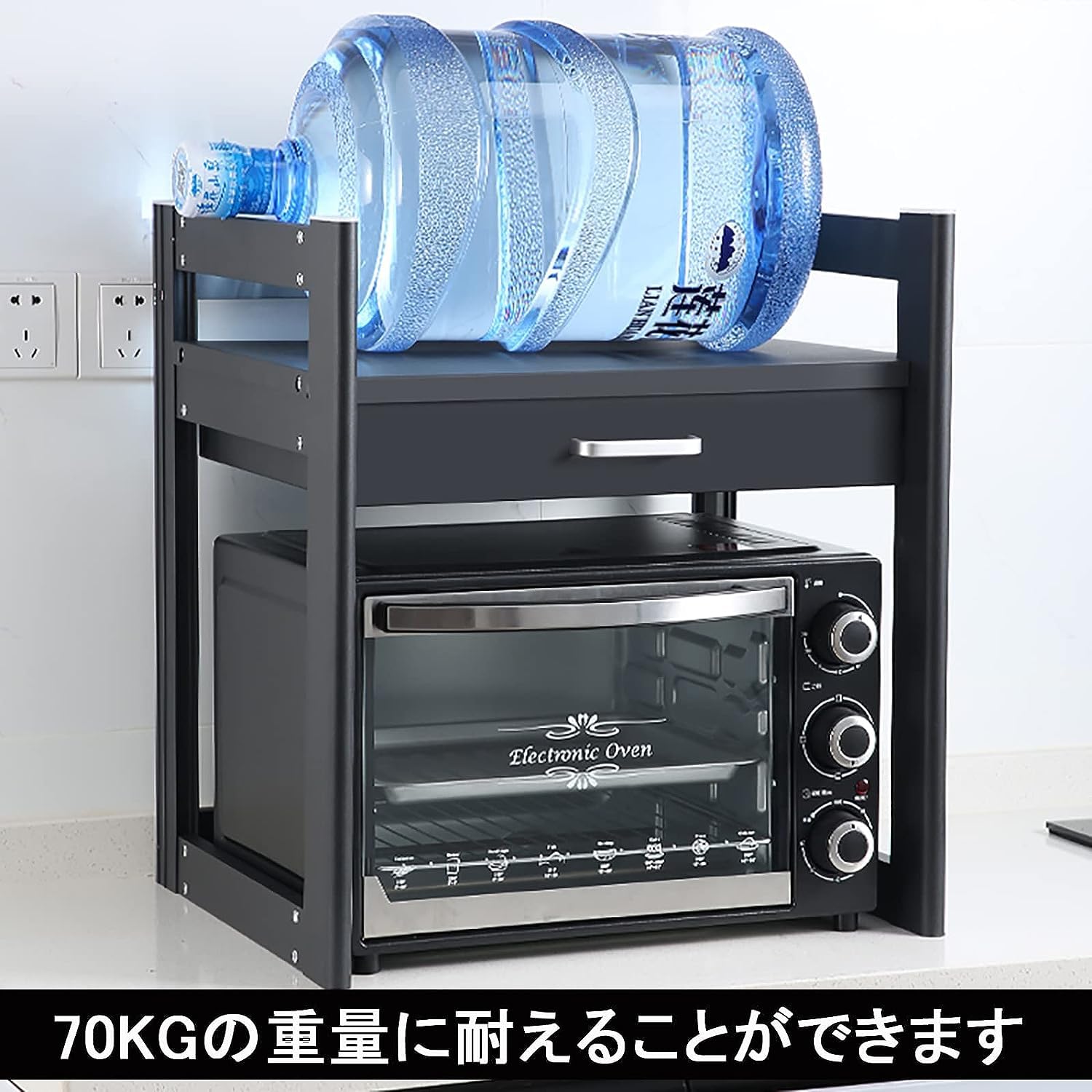 Amazon.co.jp: キッチンラック レレンジ台 レンジラック電子レンジ 