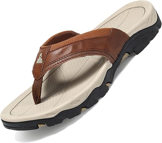 TcIFE Teenslippers Heren Zacht Leer baden Flip Flops voor Mannen Zomer  Leder Vakantie Strand Modieuze Sandalen Brede voeten Zwembad Douche Non  Slip Schoenen : Amazon.nl: Kleding, schoenen \u0026 sieraden