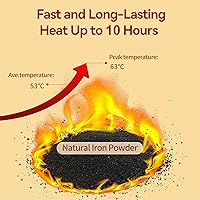 Vista 7 de KONGDY Parche de terapia de calor de 20 unidades, parches de calentamiento del dolor, parches de calor para alivio menstrual, parche portátil