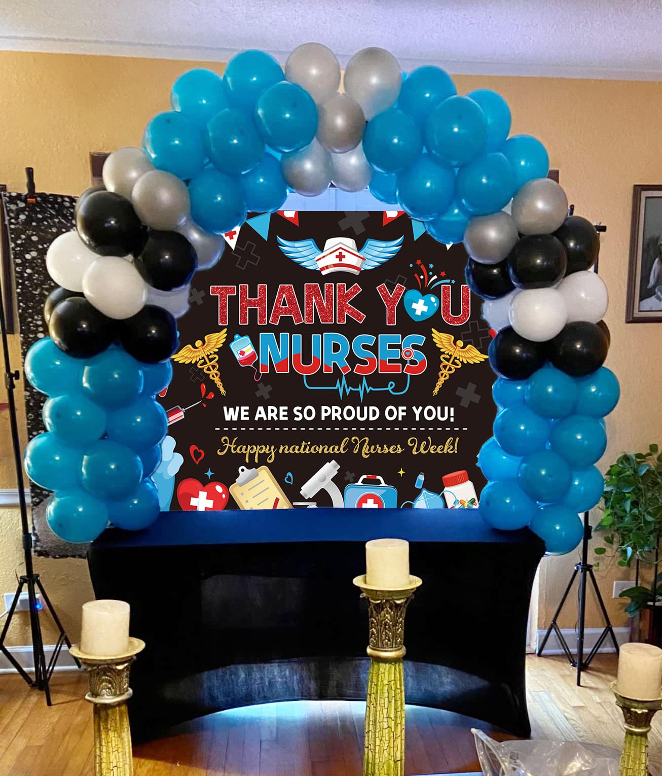 Snapklik.com : Thank You Nurses Backdrop Happy National Nurses Week ...