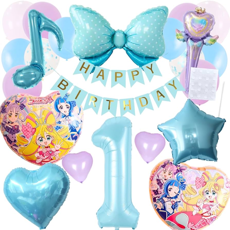 Amazon | BALLOON DAYS キミとアイドルプリキュア 誕生日 風船