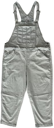 Jordache Womens Overall Straight Leg, Size XL, Bleach, X-Large