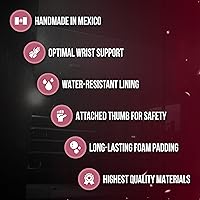 Vista 45 de Cleto Reyes - Guantes de entrenamiento con gancho y bucle