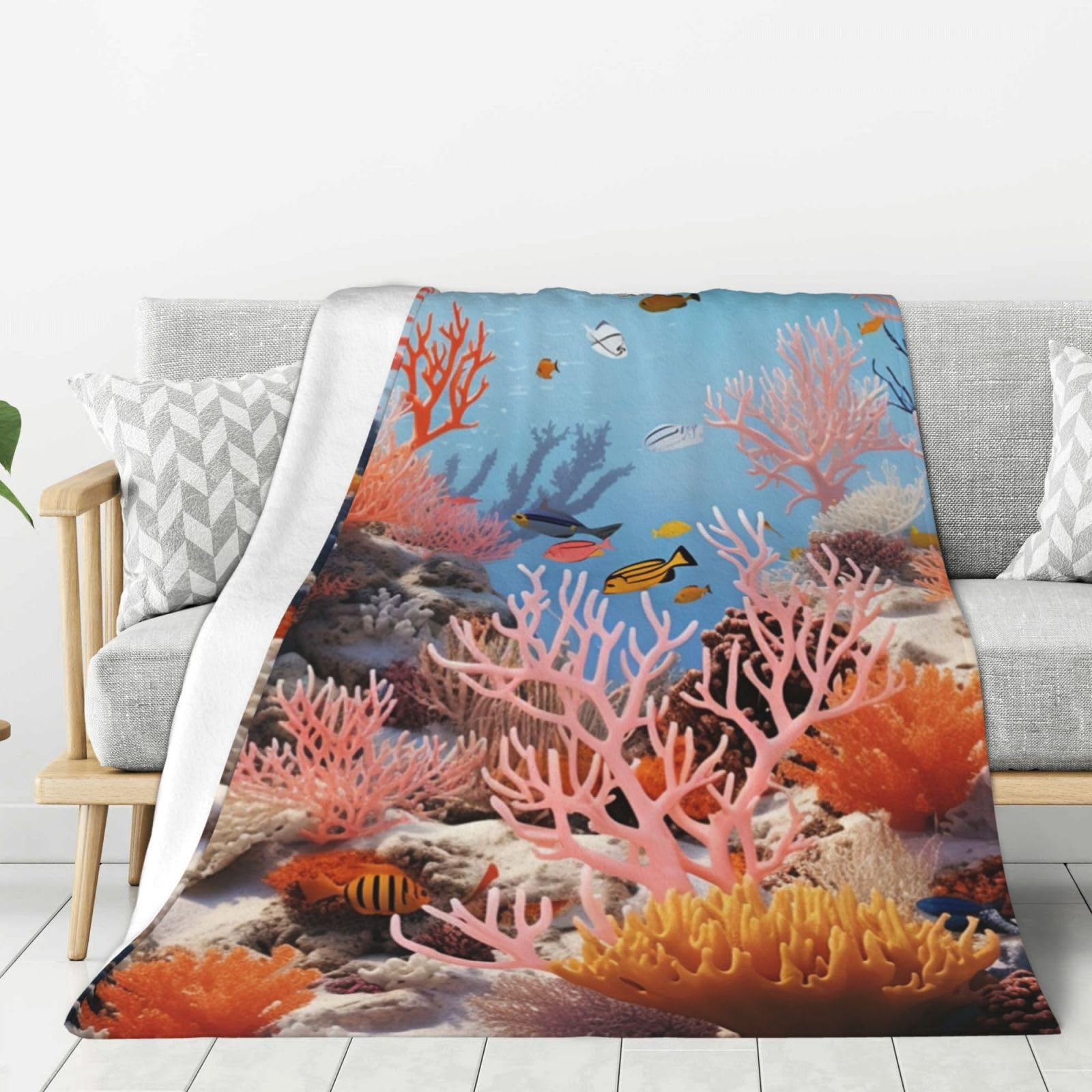 Couverture en flanelle pour climatisation et soirées cocooning