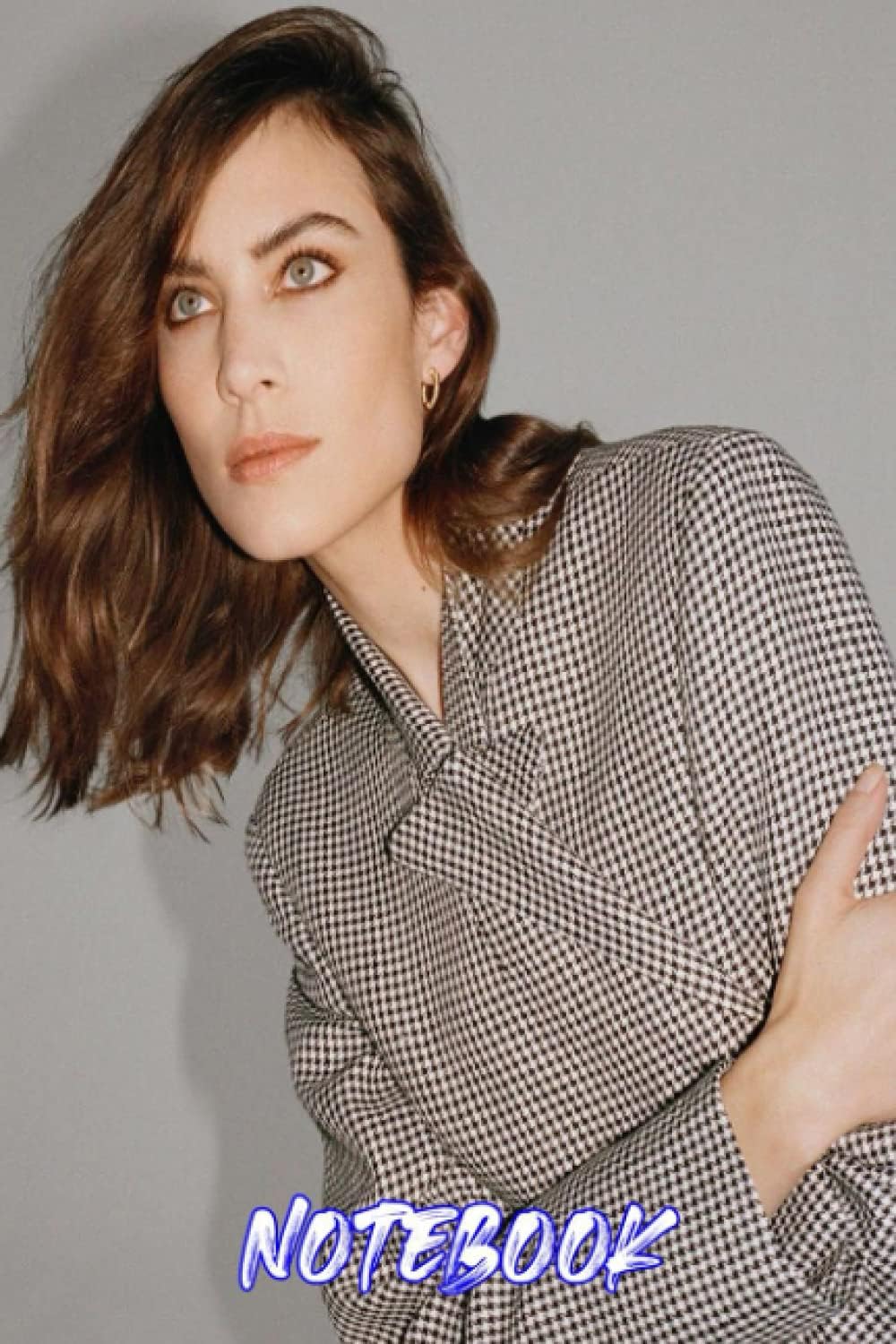 Alexa Chung Blank Lined Notebook for Fans, Make it a Pretty Gift Idea (6” x 9”)100 Page Ver #224