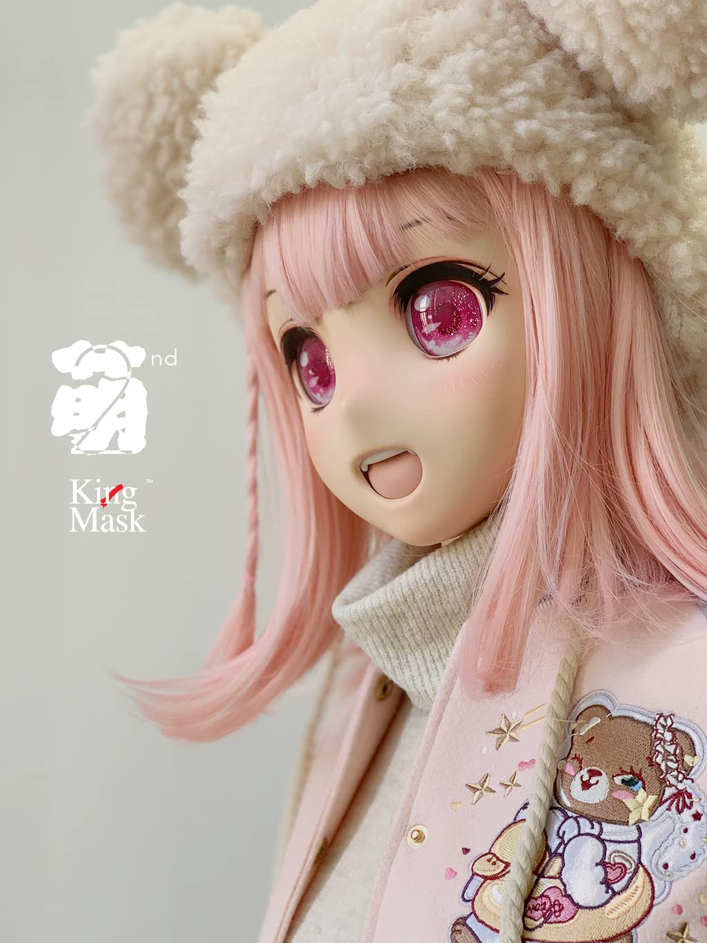 ドールマスク 着ぐるみ ドール面 フルヘッド