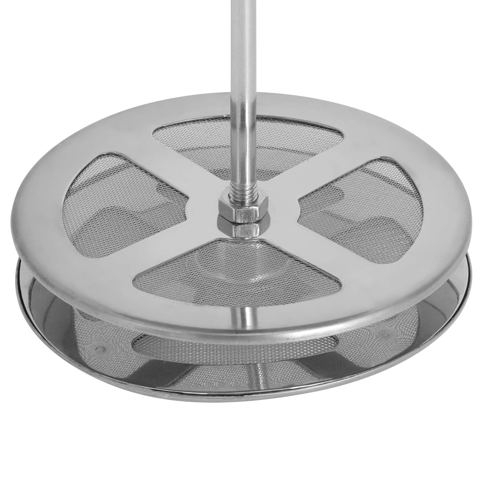 400cc 304 Stainless Steel Manual Milk Frother Mixer for Coffee Latte Art Silver Ergonomic Design anti skid sturdy