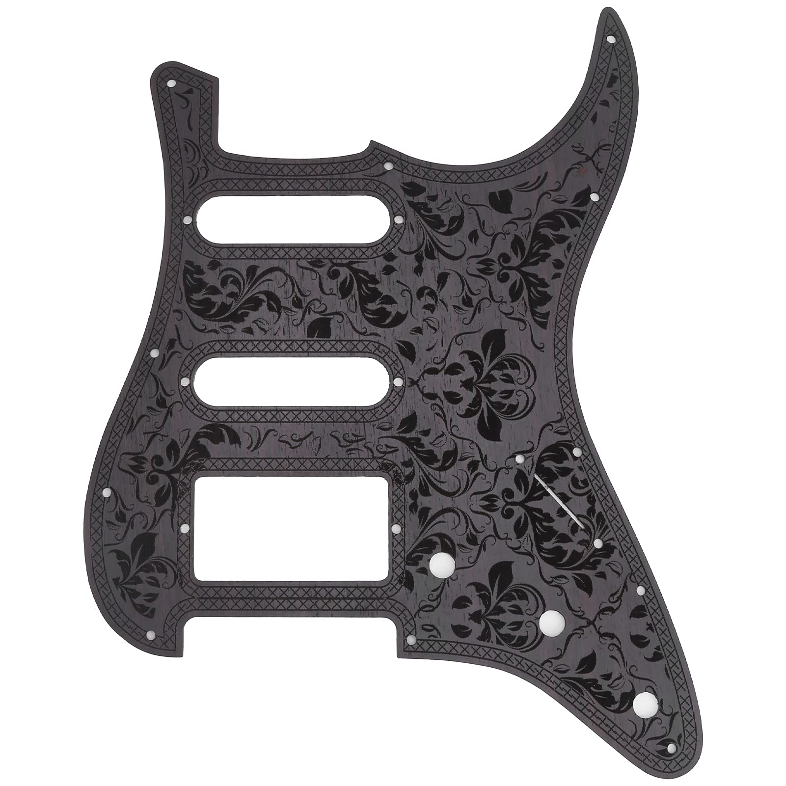 Pickguard do gitary elektrycznej z palisandru 11 otworów na śruby wymienna płyta tylna płyta chroniąca przed zarysowaniem do dekoracji zabezpieczającej gitarę elektryczną i basową