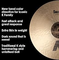 Vista 5 de Avedis Zildjian Company K Sweet Crash Cymbal - 16 Pulgadas (40,6 cm)