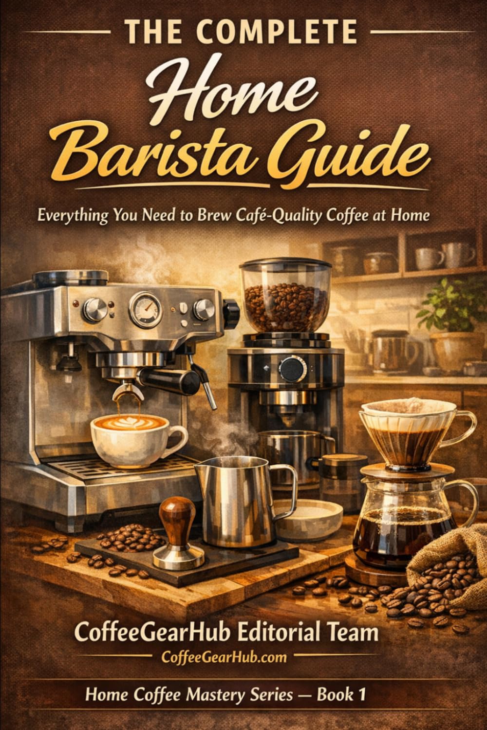 The Complete Home Barista Guide: Everything You Need to Brew Café-Quality Coffee at Home (Home Coffee Mastery Series)