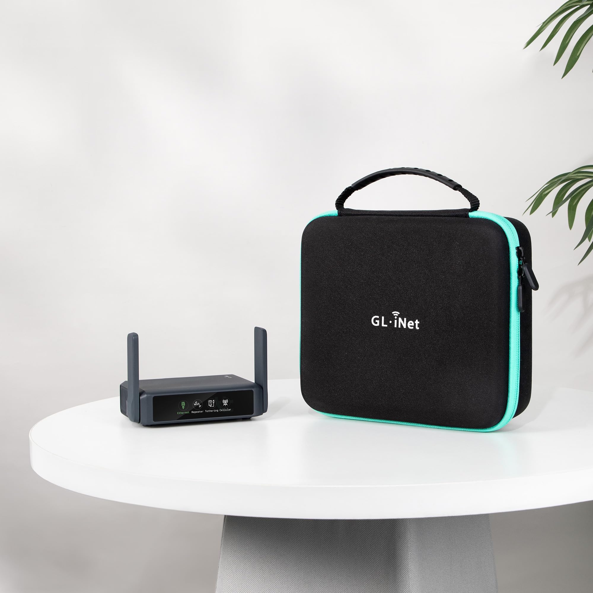 GL.iNet Estuche Organizador Grande de Viaje | Bolsa para Disco Duro | Compatible con Cargadores, Cables, routers de Viaje y routers celulares (X2000, X3000, XE3000)