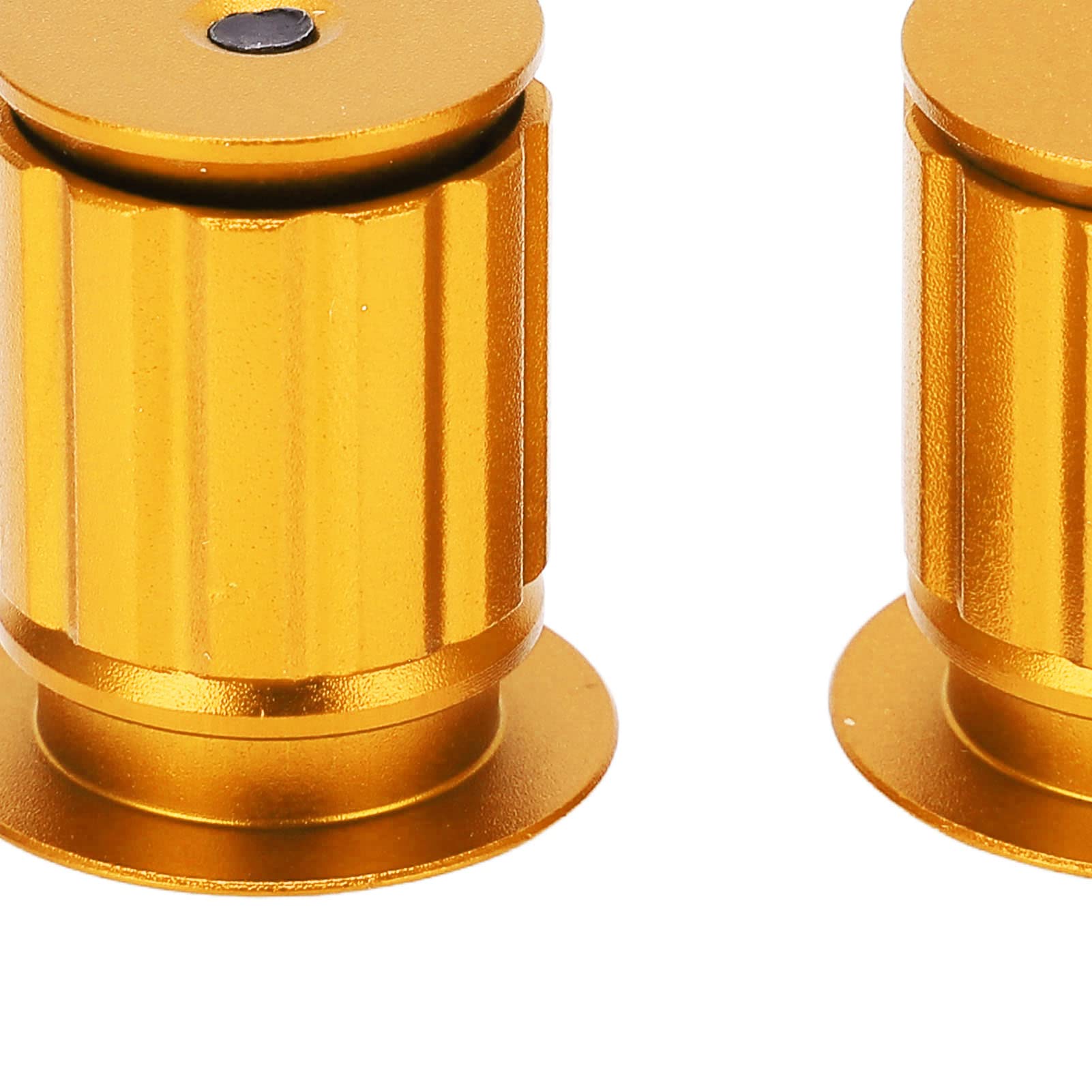 Tappi Terminali Per Manubrio Bici In Alluminio - Accessori Per Mountain Bike, Strada (Arancione)