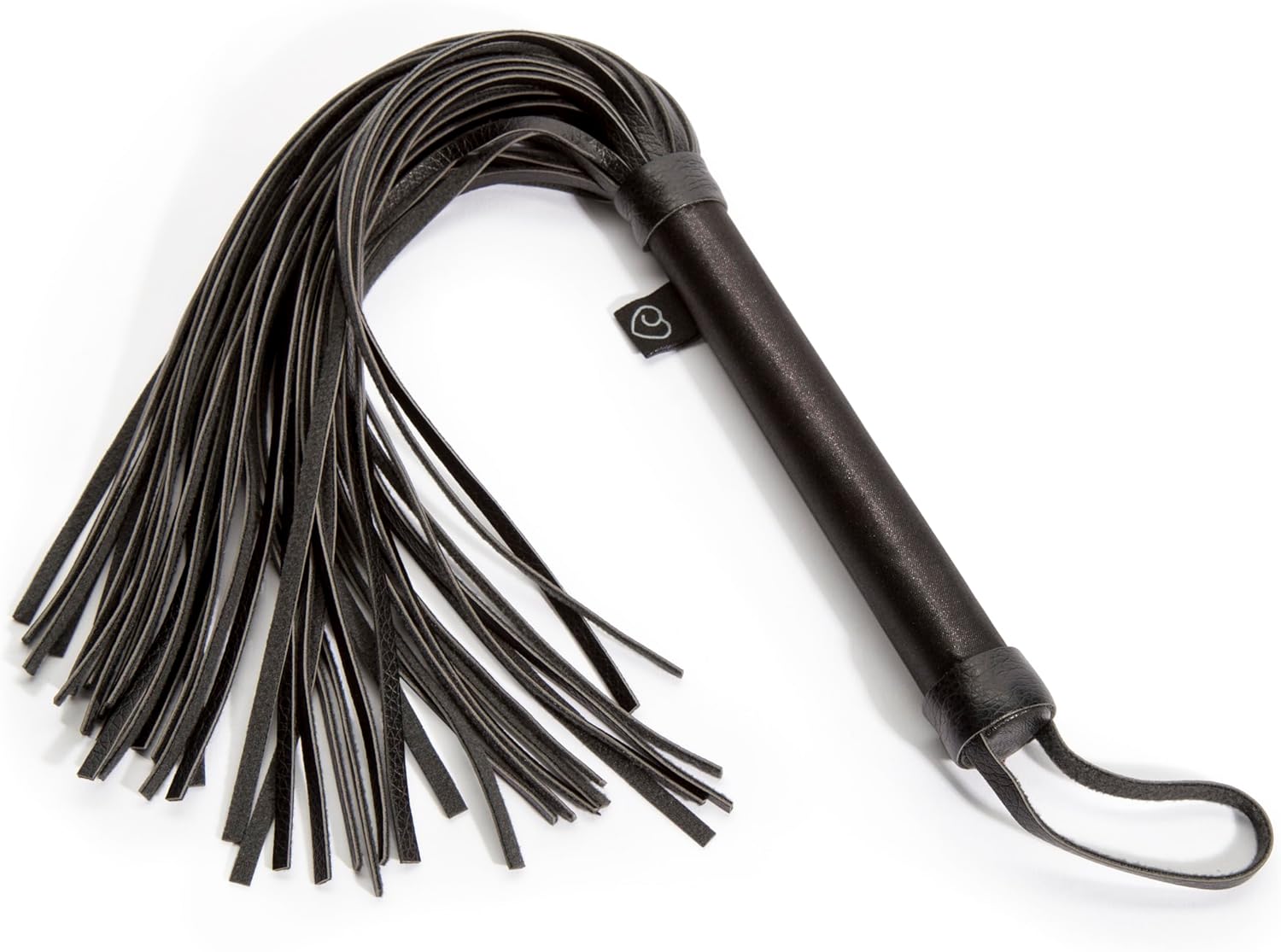 Lovehoney Beginners Flogger | 18 Inch BDSM Whip with Faux Leather Tails & Satin Grip | Soft Lightweight Flogger for Spanking, Fetish Impact Play & Roleplay | Kinky Bondage Accessory for Couples