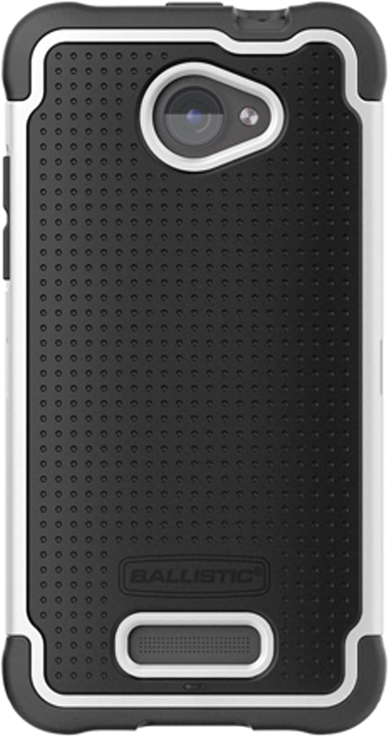 Ballistic SG1007-M385 SG TPU Case for HTC Droid DNA - 1 Pack - Retail Packaging - Black/White