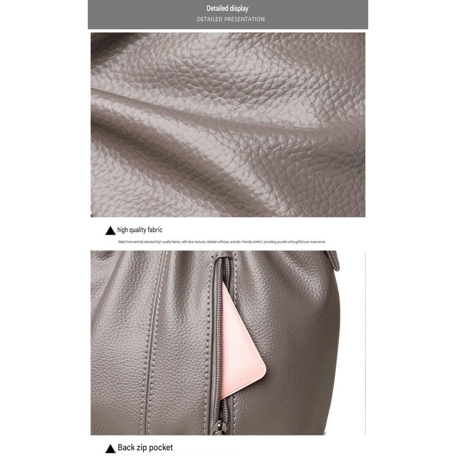 Borsa Elegante da Donna A Tracolla Versatile per Le Gite-Nero