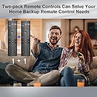 Vista 8 de Control remoto para Vizio Smart TV, paquete de 2 unidades de control universal de repuesto para control remoto Vizio TV, compatible con VIZIO All