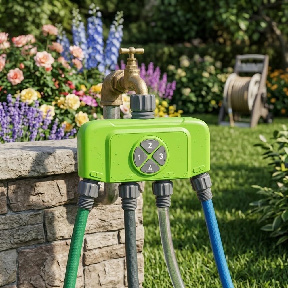 Timer irrigatore WiFi con controllo app per tubo da giardino
