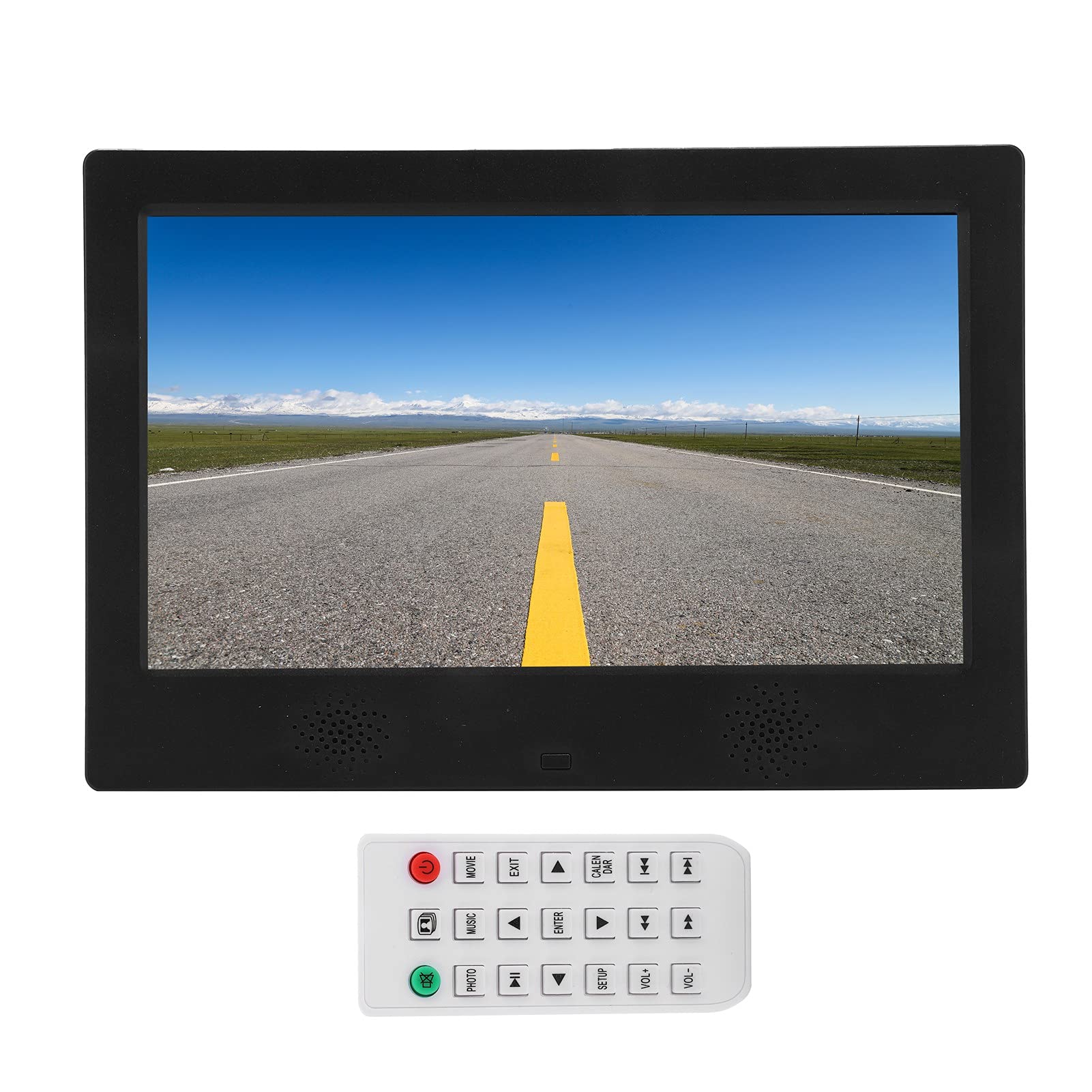 Digital Picture Frame, 10 Inch Digital Picture Frame with HD 1024x600 Resolution, Built‑in Stereo Audio Output, Multiple Functions Picture Frame Support MP3/MP4/Picture Playback (Black)(EU)-image-39