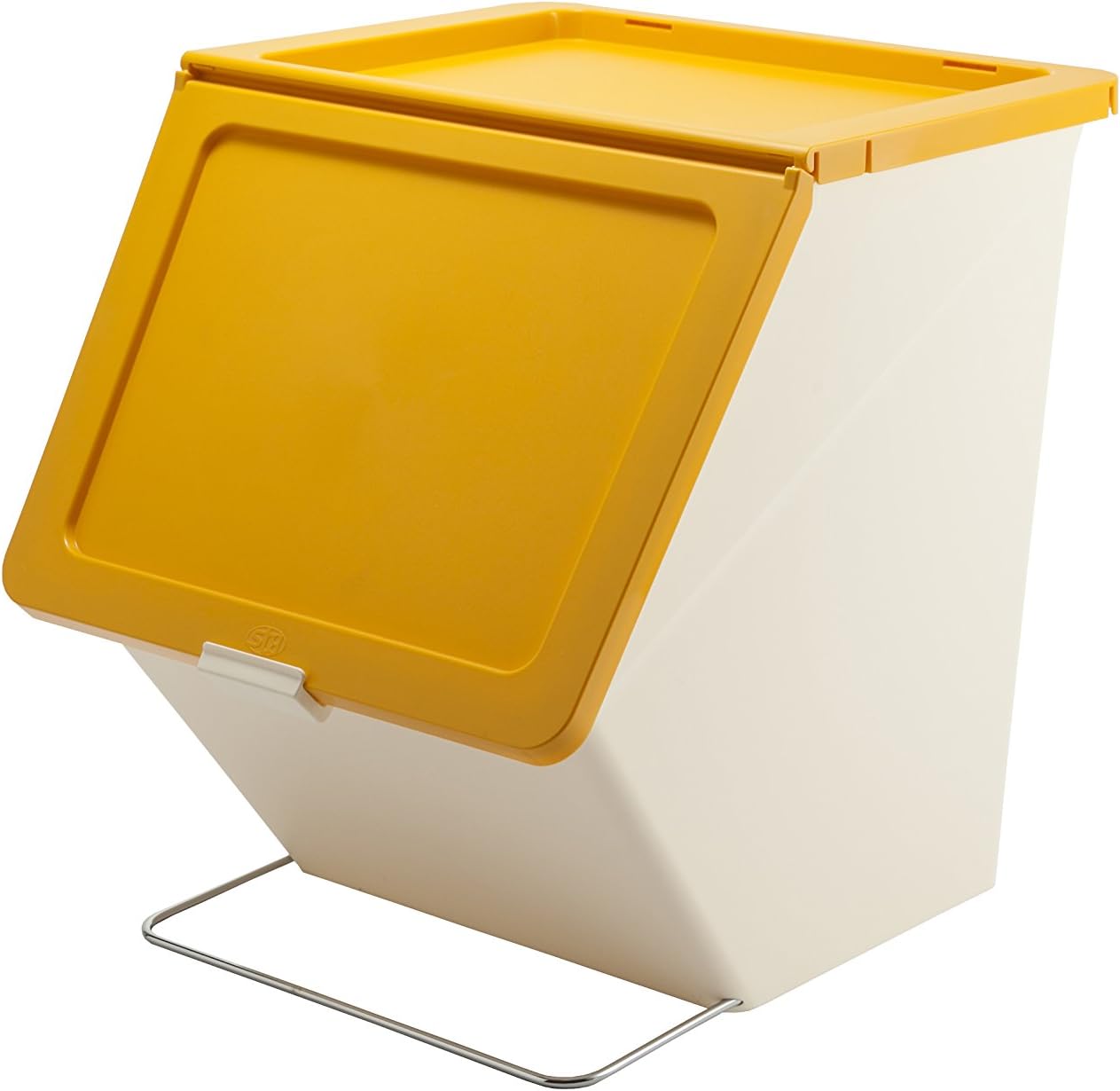 Amazon スタックストー ゴミ箱 Pelican Garbee ペリカン ガービー イエロー 38l フタ付きゴミ箱 オンライン通販