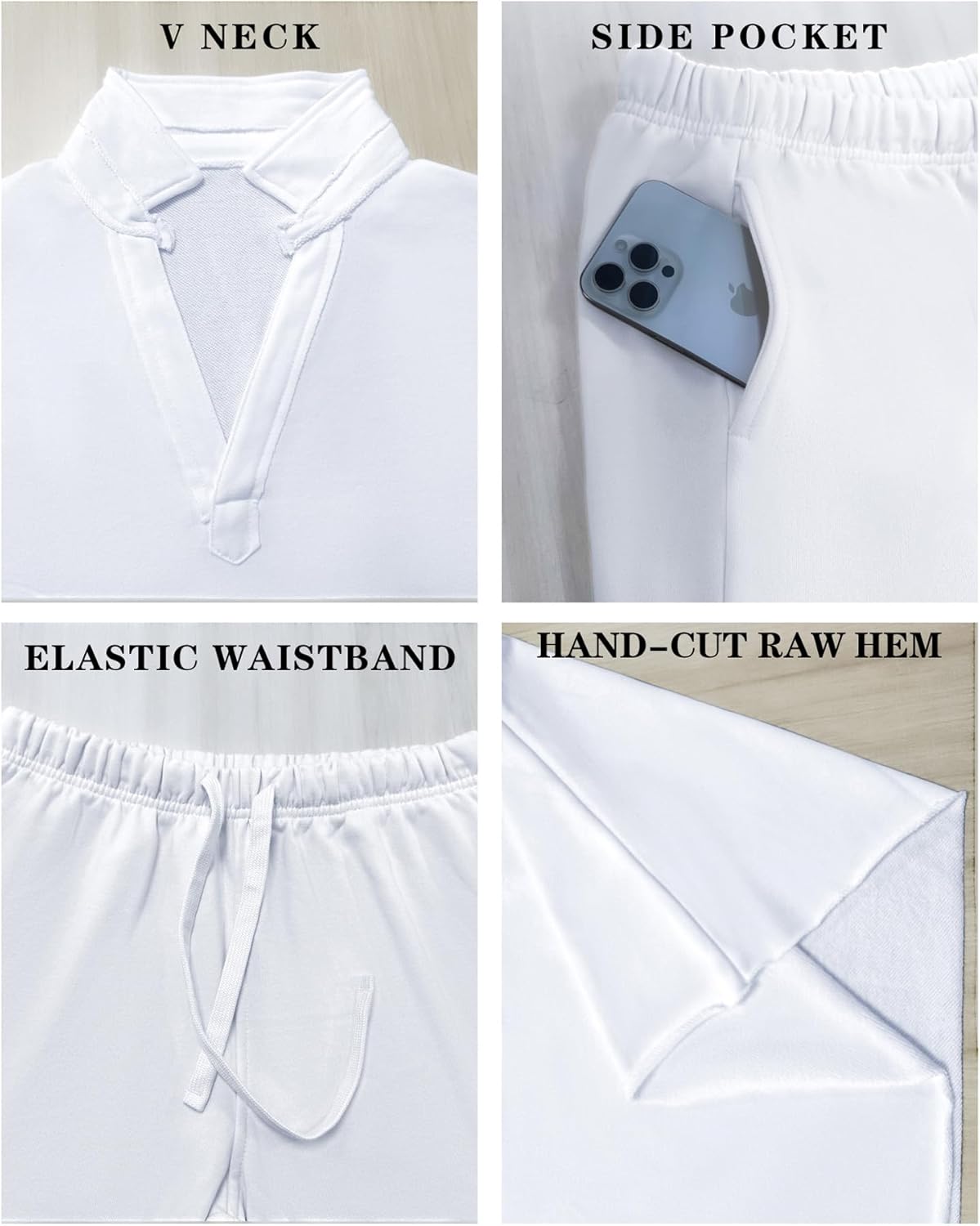 Women's Carmel Tracksuit 2 Piece Set - Patrick Pullover Sweatshirt & Catherine Sweatpants - Casual Lounge Set - Image 7