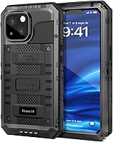 Vista 27 de Mitywah Funda impermeable compatible con iPhone 7 / iPhone 8, resistente y duradera, carcasa protectora de cuerpo completo, protección de pantalla