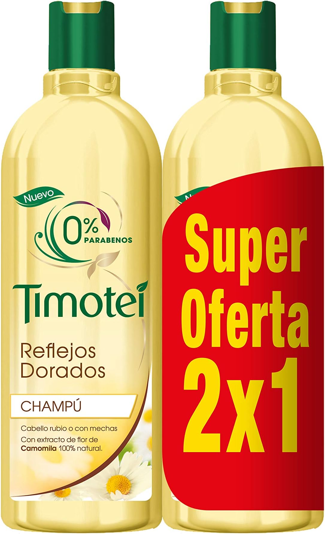 Timotei 2-in-1 Golden Reflections Shampoo – 400 ml