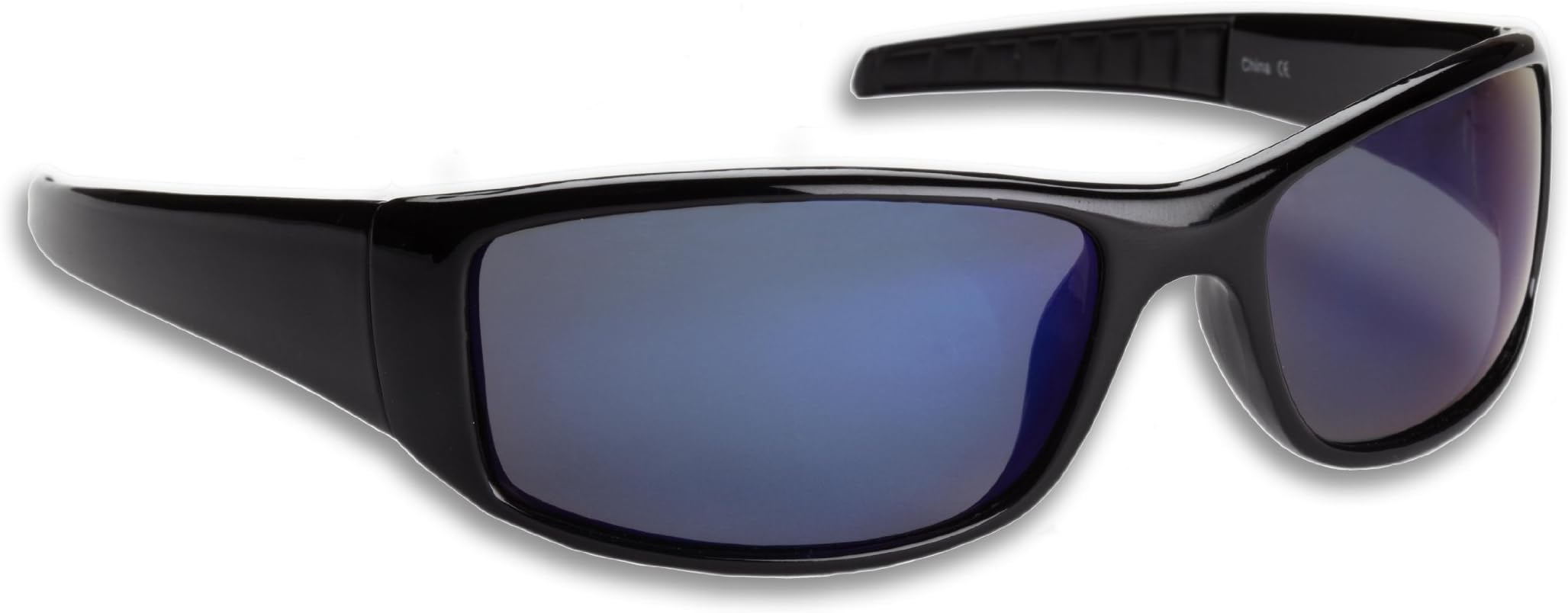 Fisherman Eyewear Sailfish Black Frame-Gray (Blue Mirror) Polarized Lens