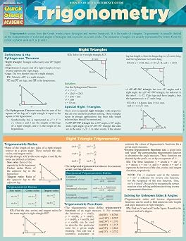 Trigonometry: QuickStudy Laminated Reference Guide (Quick Study Academic)