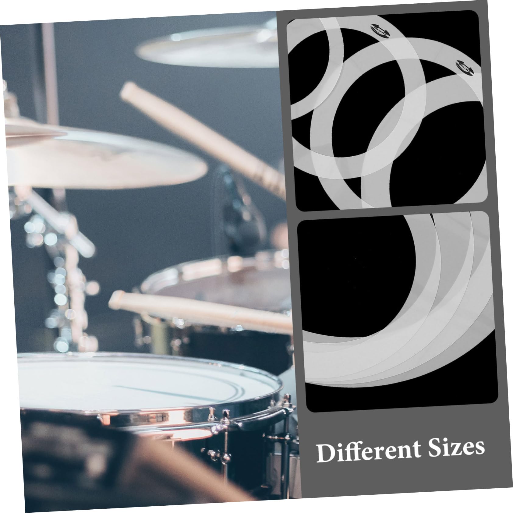 Anello Per Tamburo - Sordina Professionale Per Rullante E Batteria - Foto 4