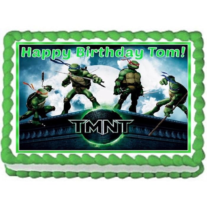 Buy Teenage Mutant Ninja Turtles Edible Cake Topper Image 1/4 Sheet