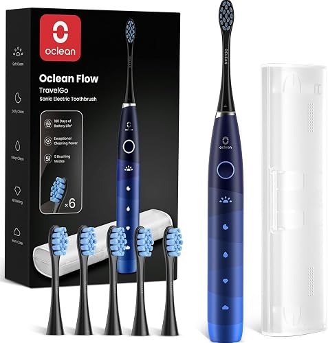 Oclean Brosse à Dents Électrique TravelGo FlowSet, Autono…