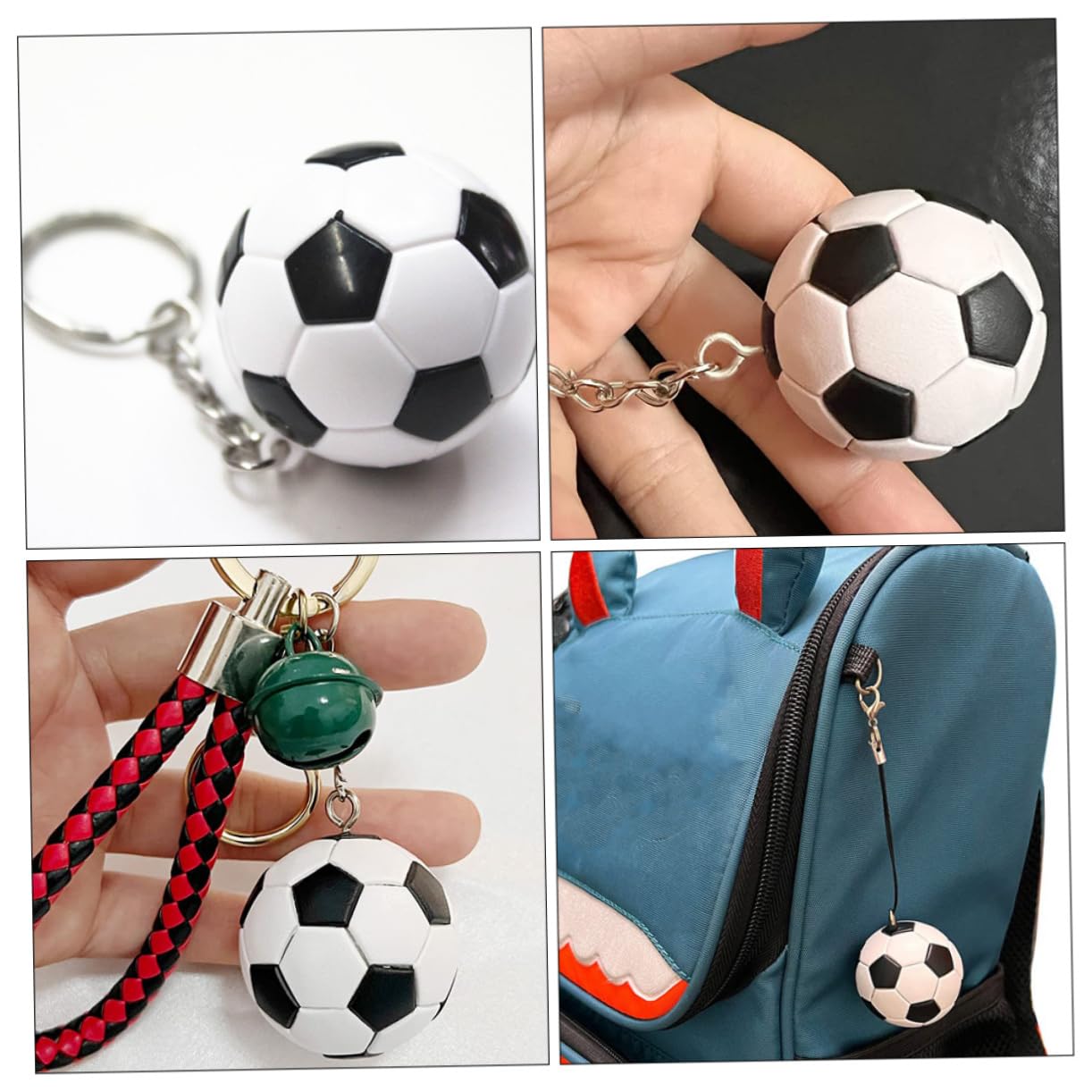 Yardwe Portachiavi Di Calcio Obiettivo Festa Di Calcio Gioco Reti Rete Da Calcio Netto Biliardo Fischio Dell'arbitro Sport Chiave Palloni Da Calcio Plastica