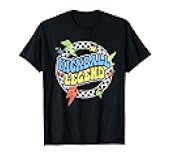 Retro Kickball Shirt For Kids Adults Men Kickball Legend T-Shirt
