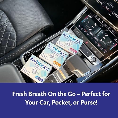 Miniatura 3 de Luv Biotics Frescura sobre la marcha con sabores naturales de menta, cereza y limón, probióticos y xilitol promueven buenas bacterias para un