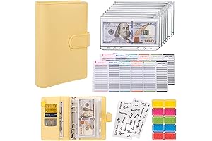 Bee Budget Binder with Zipper Envelopes