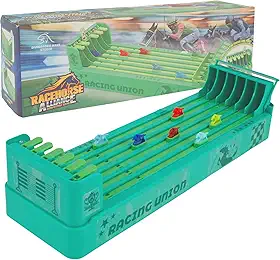 Jogo de corrida de cavalos, corrida de cavalos elétricos, jogos de mesa com 6 cavalos, mini jogos de mesa portáteis divertidos para festas noturnas em família