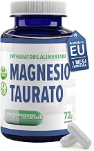 Hepatica Magnesium Taurate 2,000 mg | 160 mg Elementary Magnesium (43% VNR) | Support for Muscle and Nervous System | 120 Vegan Capsules | GMP & Independent Laboratory