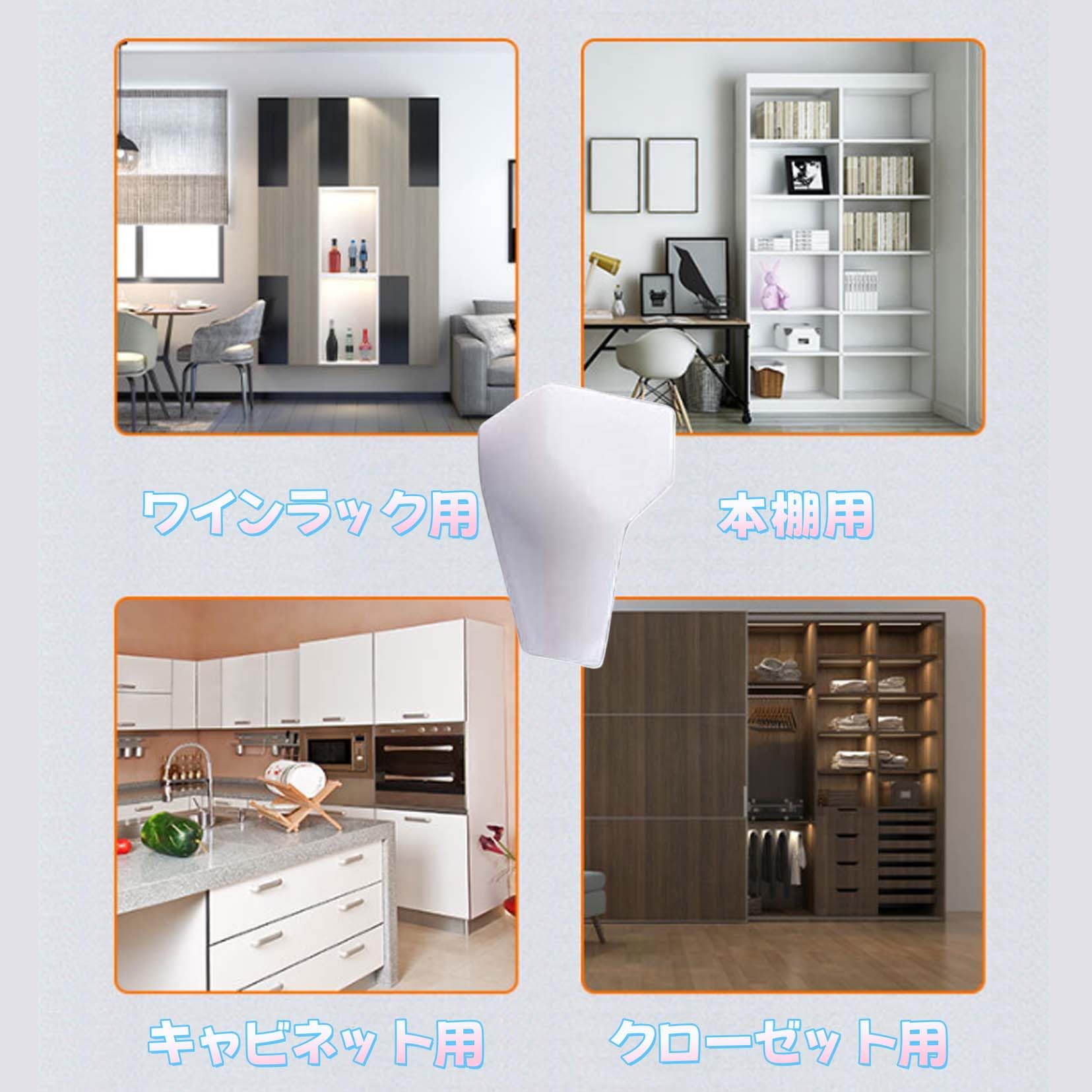 Amazon | Tibemi 棚ダボ ダボ 棚受け 20個セット 内蔵ネジで美しさを 