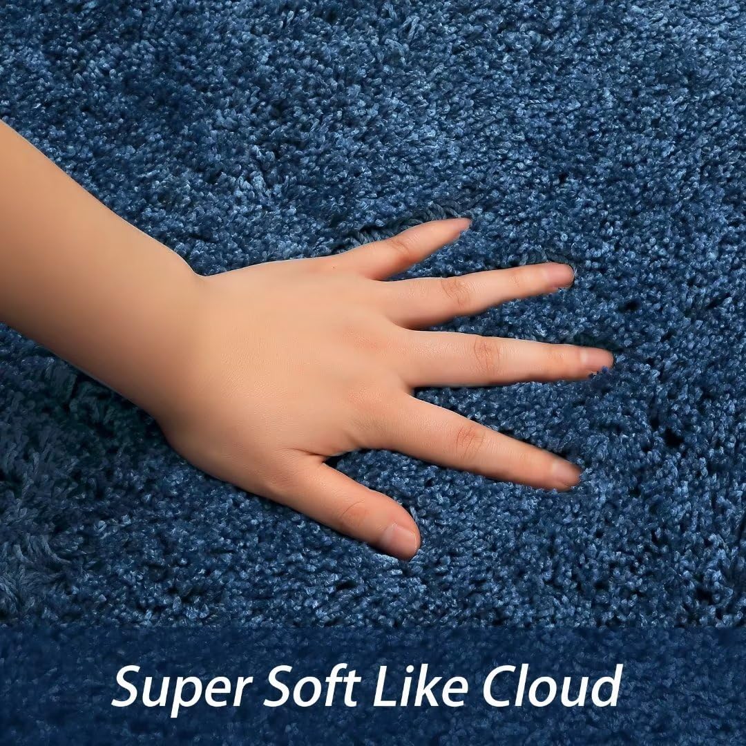 WESTLOOM Area Rug 12x18 Solid Shag Area Rug Extra Large Area Rug Non