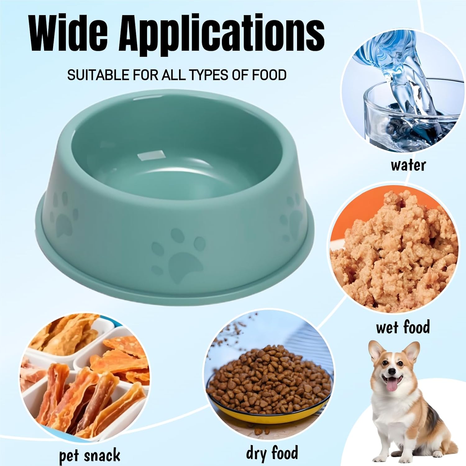Fun & Functional: The 24 Pack Cute Dog Paw Print Bowls for Your Pet Party!