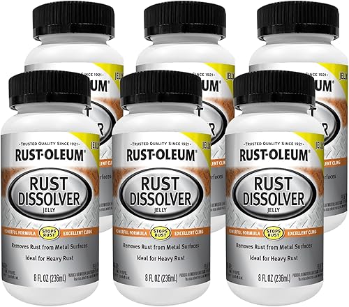 Vista 30 de Rust-Oleum Eliminador de óxido para remojar y bañar; removedor de corrosión resistente para herramientas metálicas, automóviles, bicicletas