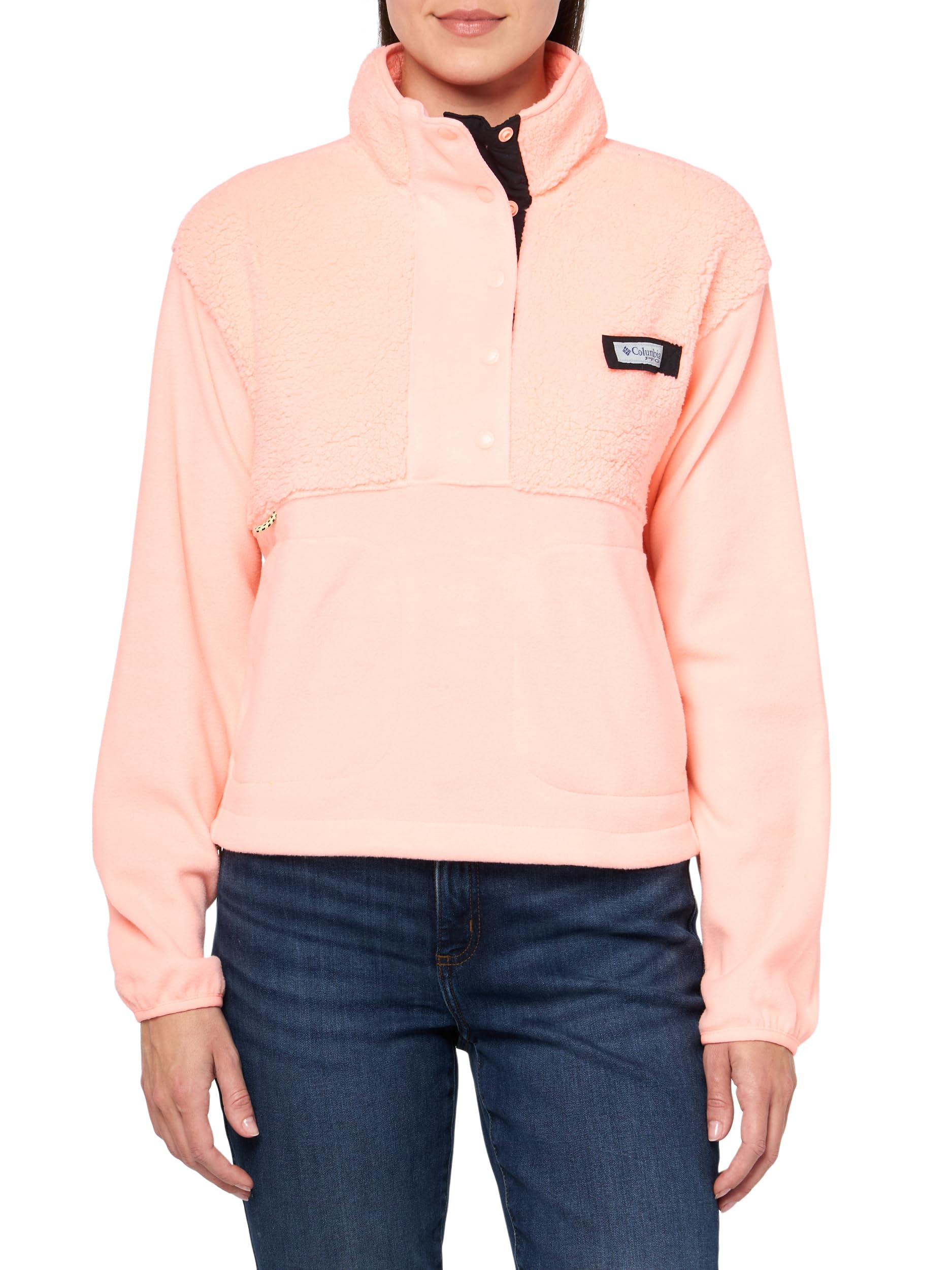 Columbia Women's PFG Open Water Fleece, Tiki Pink/Tiki Pink, Small