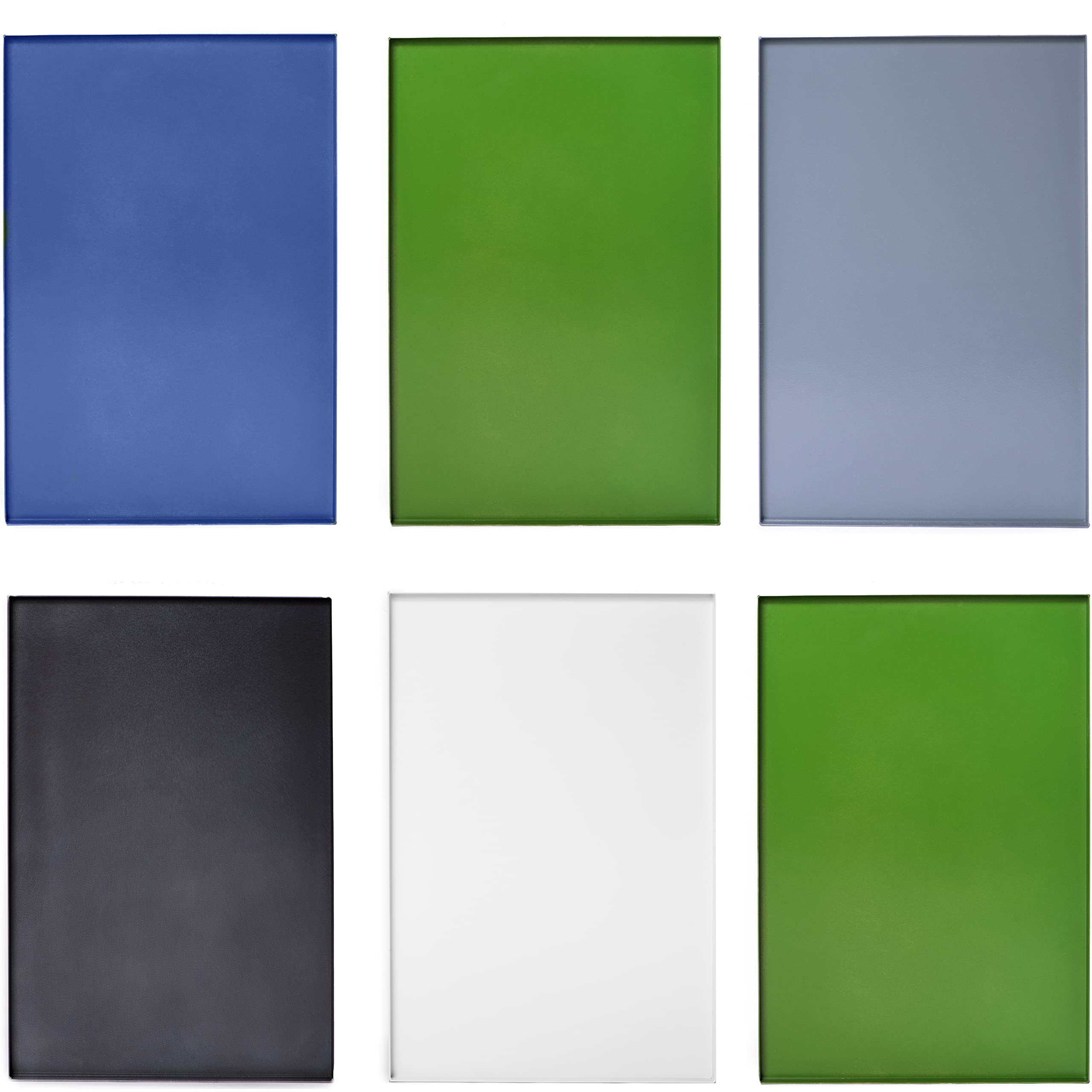 Juego de Seis bandejas de Horno 60x40 cm de Chapa aluminizada con recubrimientos antiadherentes Profesionales
