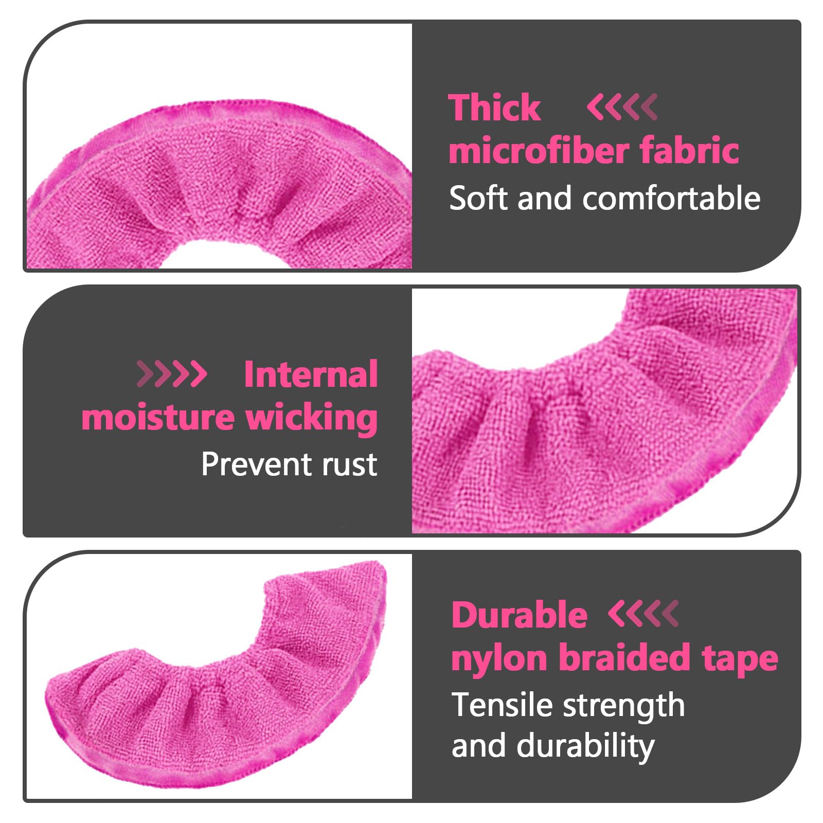 Protezioni Per Pattini Da Ghiaccio Rosa | Calze Elastiche TPU Per Hockey, Pattinaggio Artistico E Ricreativo | Taglia M, Impermeabili