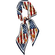 Hair Head Neck Scarf Silk Feeling Long Satin Scarves Aesthetic Cute Decoration for Handbag Women Girls 59 * 6.7''