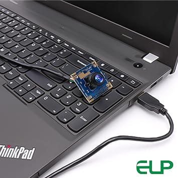 ELP USB Security Camera Module - 1080P HD, Wide Angle, High Speed, PC Camera, Mini UVC, USB2.0, Video Webcam Board, Industrial, Lightburn, for Laptop, Jetson Nano