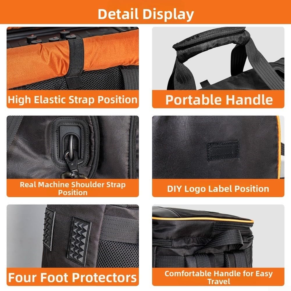 Funda rígida de EVA para altavoz JBL Party Box que proporciona resistencia de soporte estructural y circulación de aire a través del forro interior de tela